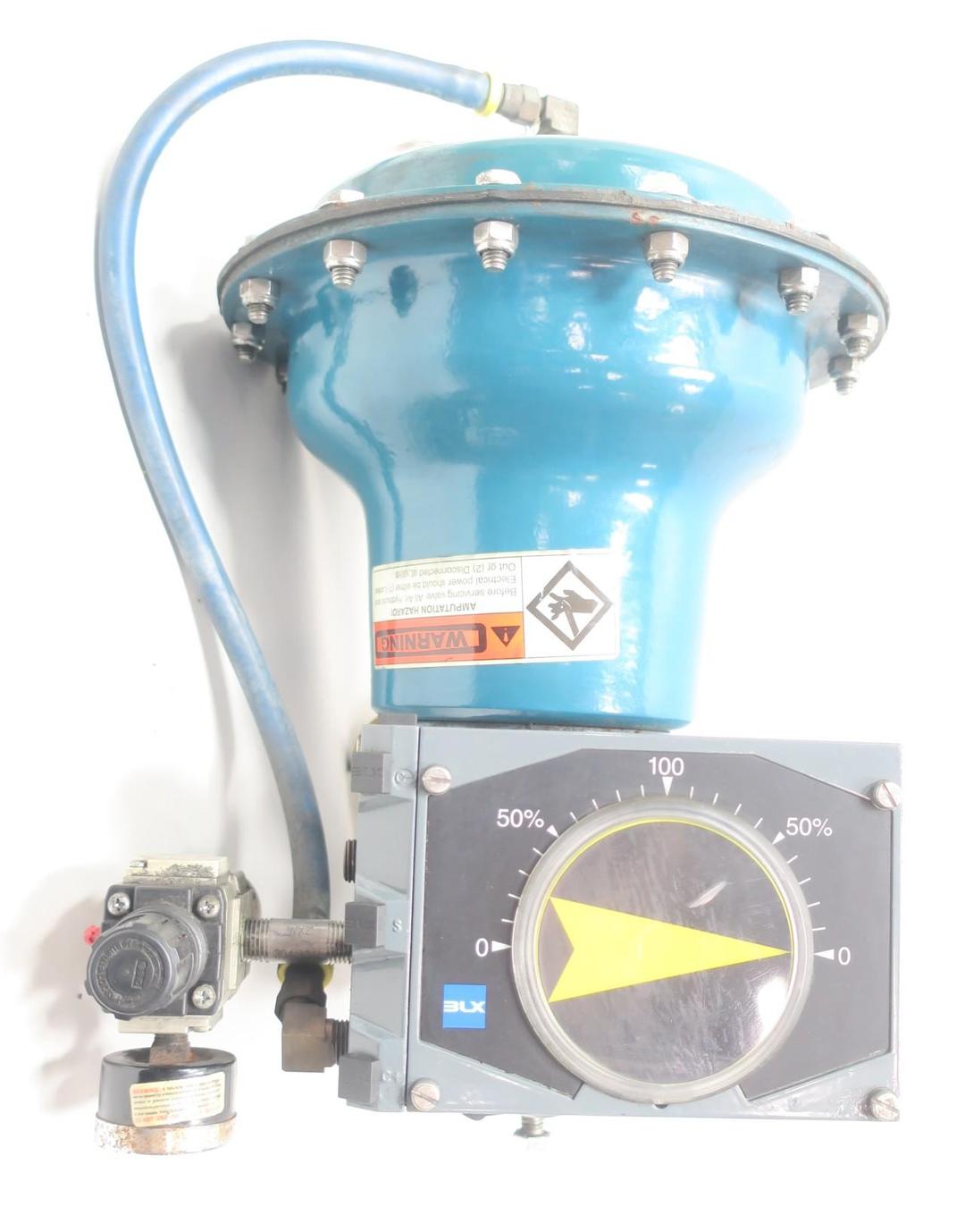 DEZURIK BHP 9654055 BLX V100 PNEUMATIC STAINLESS WAFER CONTROL VALVE 3IN 150