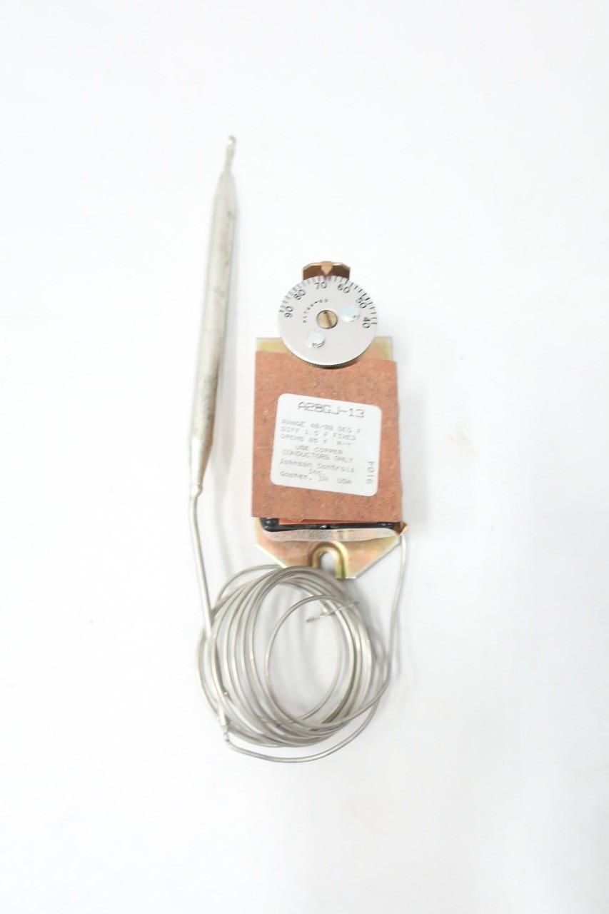 JOHNSON CONTROLS A28GJ-13 THERMOSTAT 40-90F
