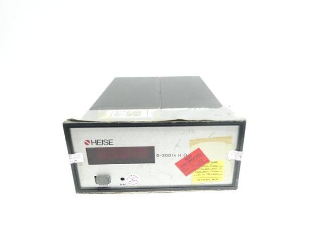 HEISE 710B PRESSURE INDICATOR 0-200IN-H2O 110V-AC