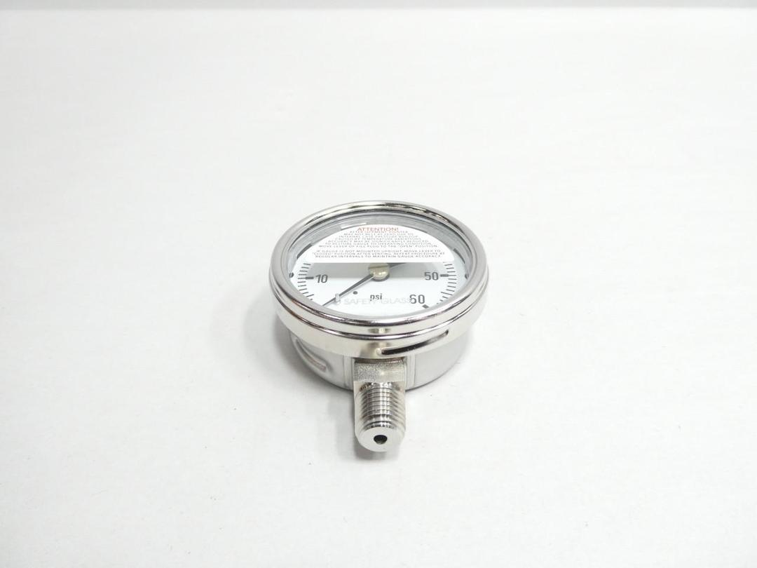 WIKA 9744916 PRESSURE GAUGE 2-1/2IN 0-60PSI 1/4IN NPT