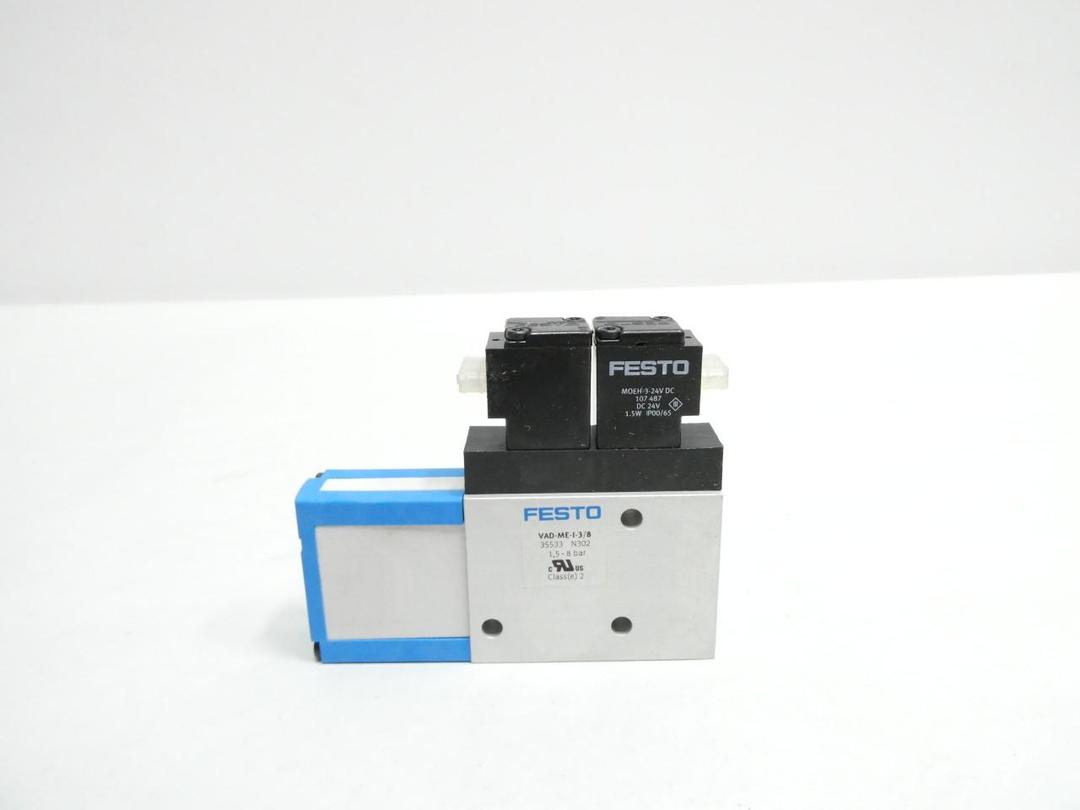 FESTO VAD-ME-I-3/8 35533 VACUUM GENERATOR 24V-DC 1.5-8BAR