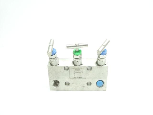 PARKER DS3SA10 HANNIFIN INSTRUMENT MANIFOLD 1/2IN X 1/4IN NPT