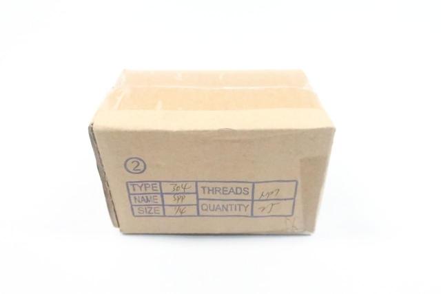 BOX OF 25 MERIT BRASS 0430104 STAINLESS UNION 1/4IN NPT