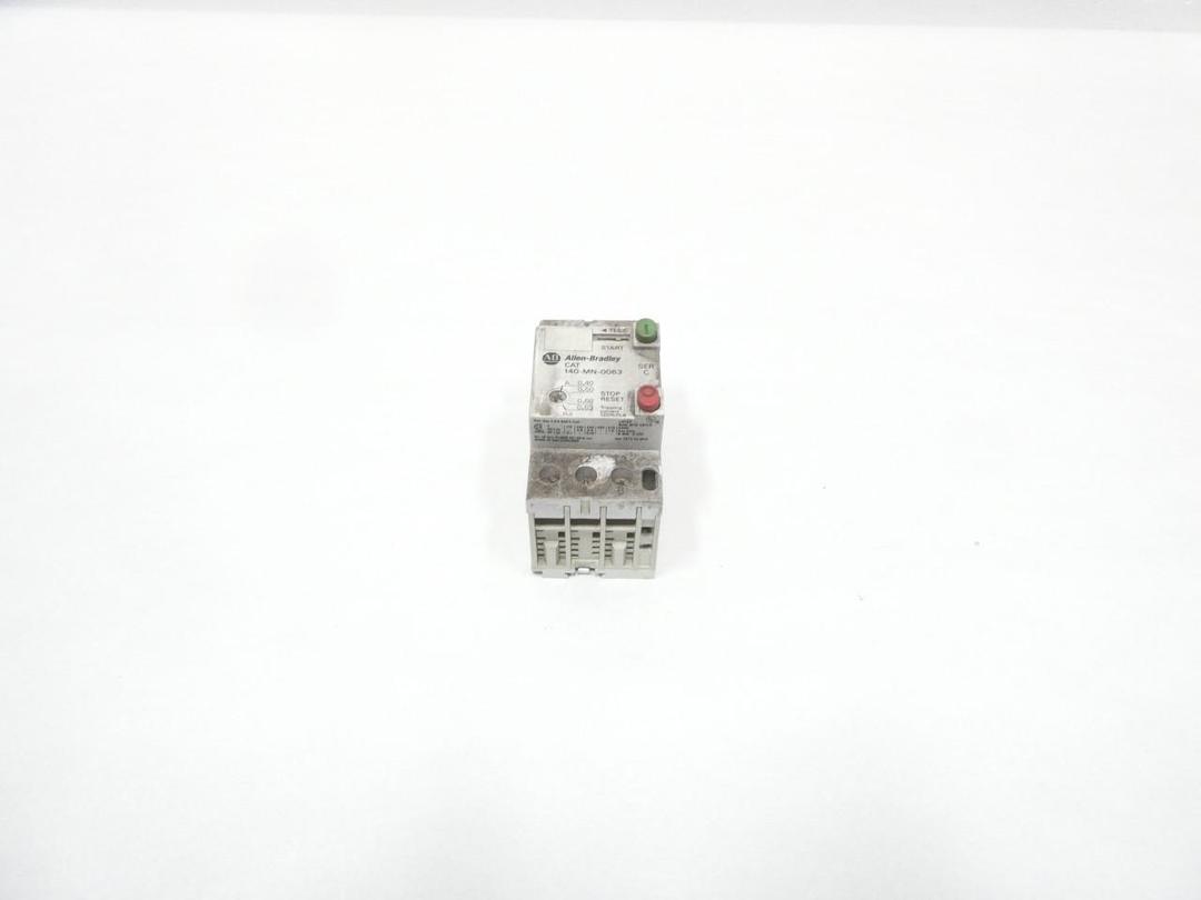 ALLEN BRADLEY 140-MN-0063 MANUAL STARTER 0.40-0.63A AMP 1HP