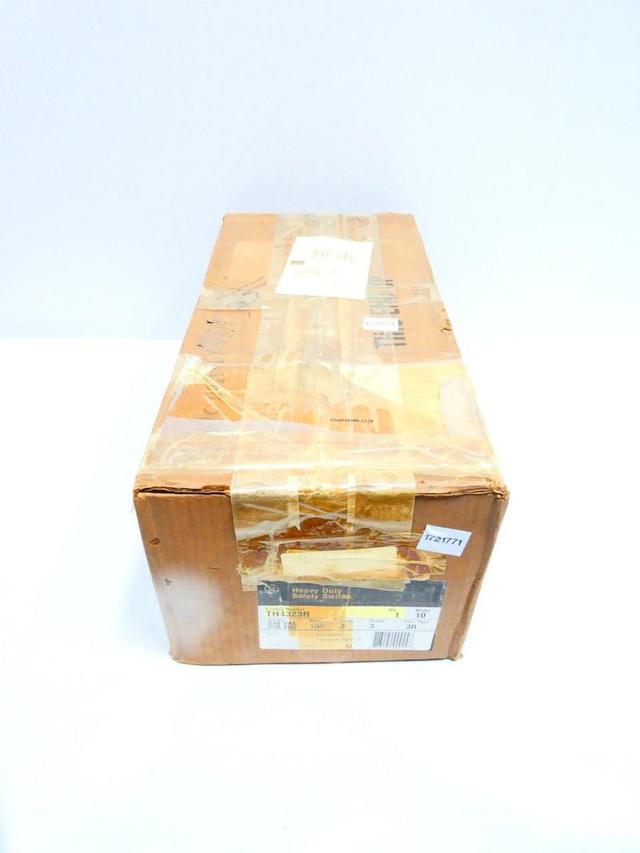 GENERAL ELECTRIC GE TH4323R FUSIBLE DISCONNECT SWITCH 3P 100A AMP 240V-AC 250VDC
