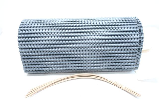 INTRALOX SERIES 1000 FLAT FRICTION TOP ACETAL GRAY CONVEYOR CHAIN 10FT 20.5IN