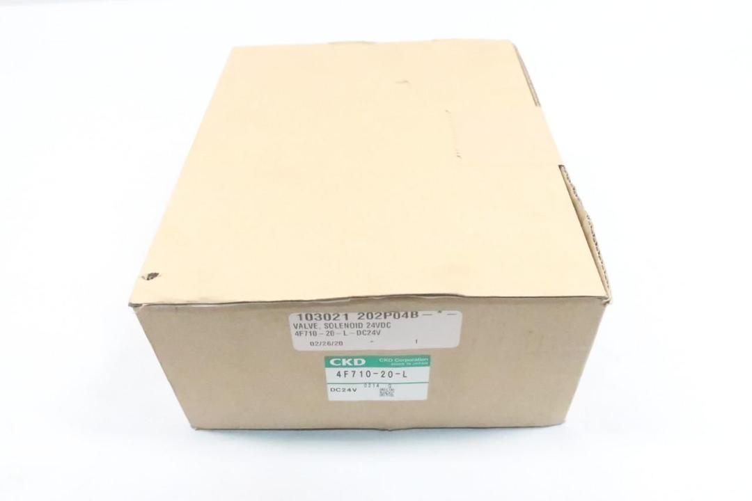 CKD 4F710-20-L SOLENOID VALVE 24V-DC
