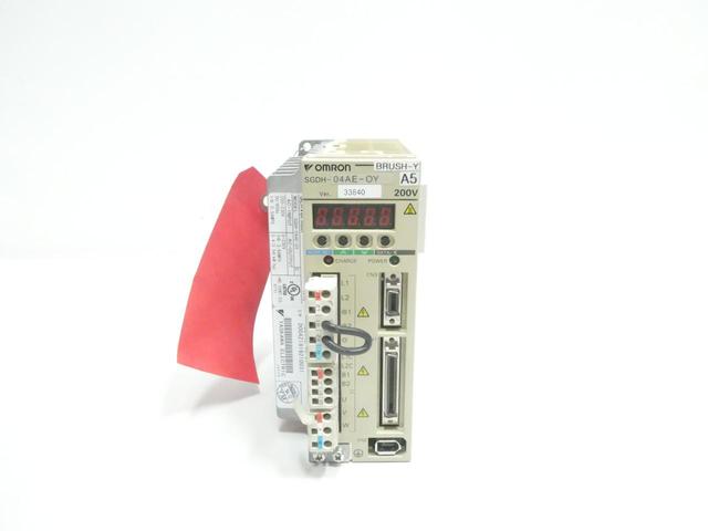 OMRON SGDH-04AE-OY SERVOPACK SERVO DRIVE 200-230V-AC 0-230V-AC 3PH 0.54HP