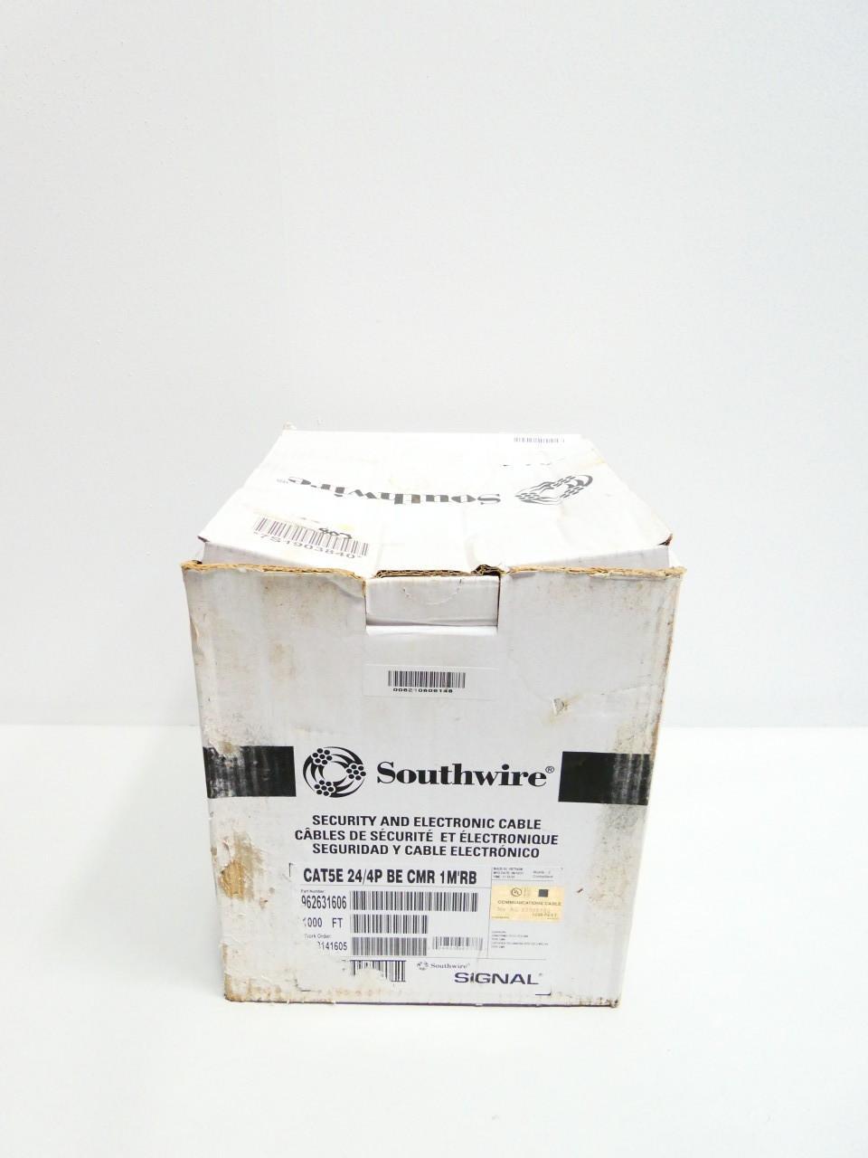 SOUTHWIRE 962631606 BLUE WIRE 8C 24AWG 1000FT 300V-AC
