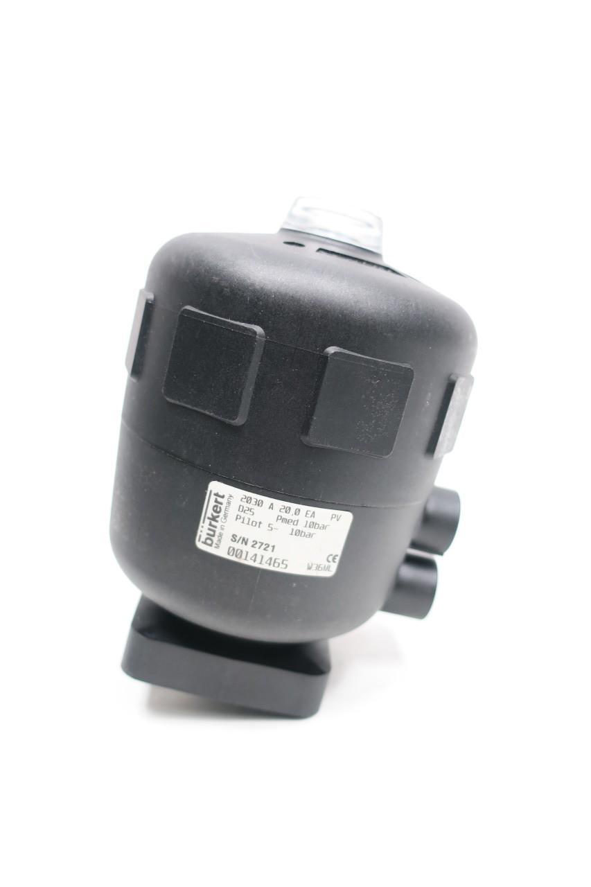 BURKERT 2030 A 20,0 EA PV D25 00141465 PNEUMATIC VALVE ACTUATOR 5-10BAR