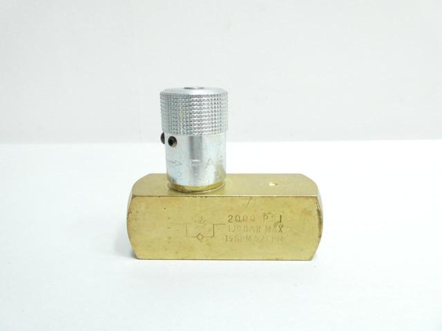 PARKER F800B HYDRAULIC FLOW CONTROL VALVE 15GPM 1/2IN NPT 2000PSI