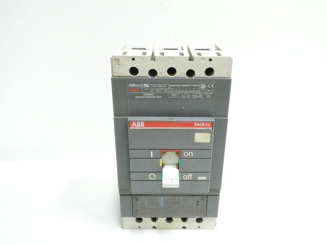 ABB S5H PR211 SACE S5 MOLDED CASE CIRCUIT BREAKER 3P 400A AMP 600V-AC