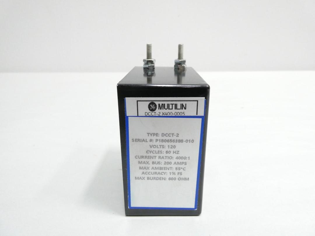 GENERAL ELECTRIC GE DCCT-2 MULTILIN TRANSDUCTOR 4000:1 200A AMP 120V-AC