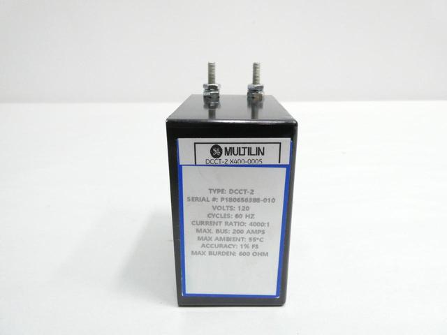 GENERAL ELECTRIC GE DCCT-2 MULTILIN TRANSDUCTOR 4000:1 200A AMP 120V-AC