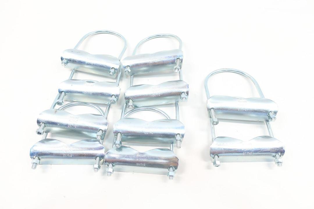 SET OF 10 COOPER B422-4ZN RIGHT ANGLE CLAMP 4IN
