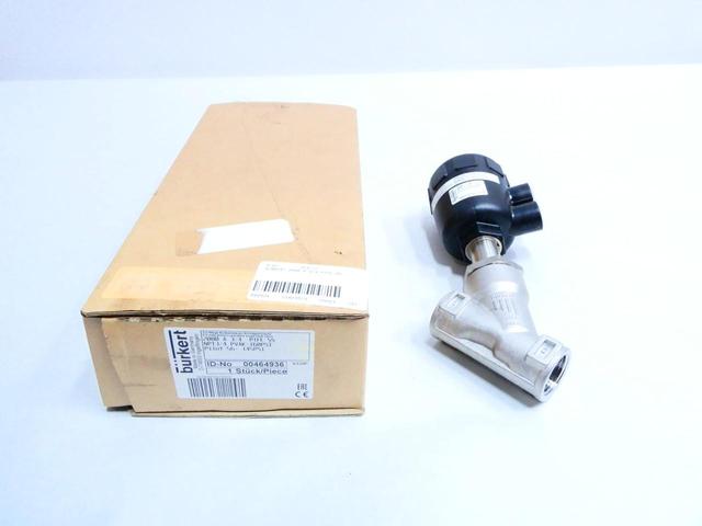 BURKERT 2000 A 3/4 PTFE SS ANGLE SEAT VALVE