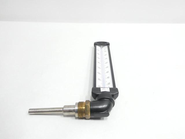 TAYLOR EL7203J024 BIMETAL THERMOMETER 3-1/2IN 60-200F 1IN NPT