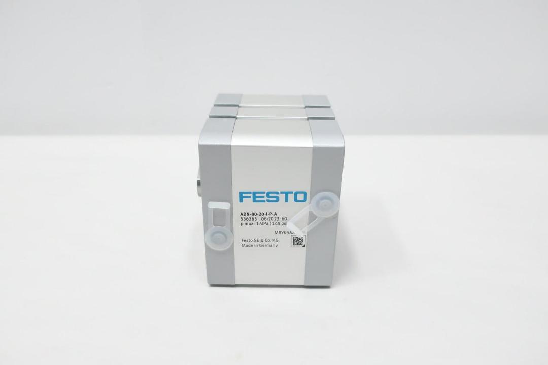 FESTO ADN-80-20-I-P-A 536365 DOUBLE ACTING PNEUMATIC CYLINDER 80MM 145PSI 20MM