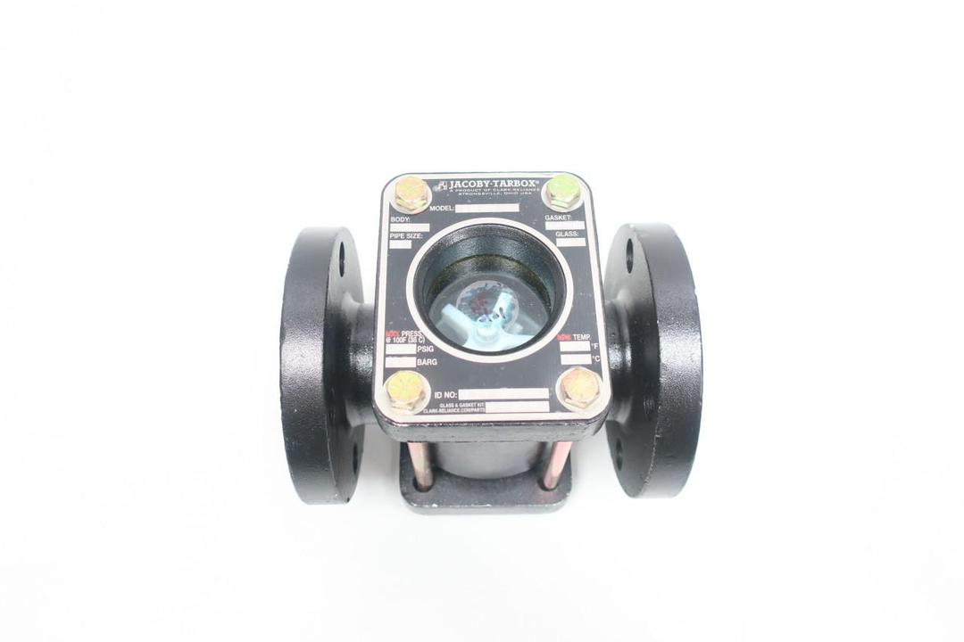 JACOBY TARBOX 935-FA STEEL FLANGED SIGHT FLOW INDICATOR 1-1/2IN