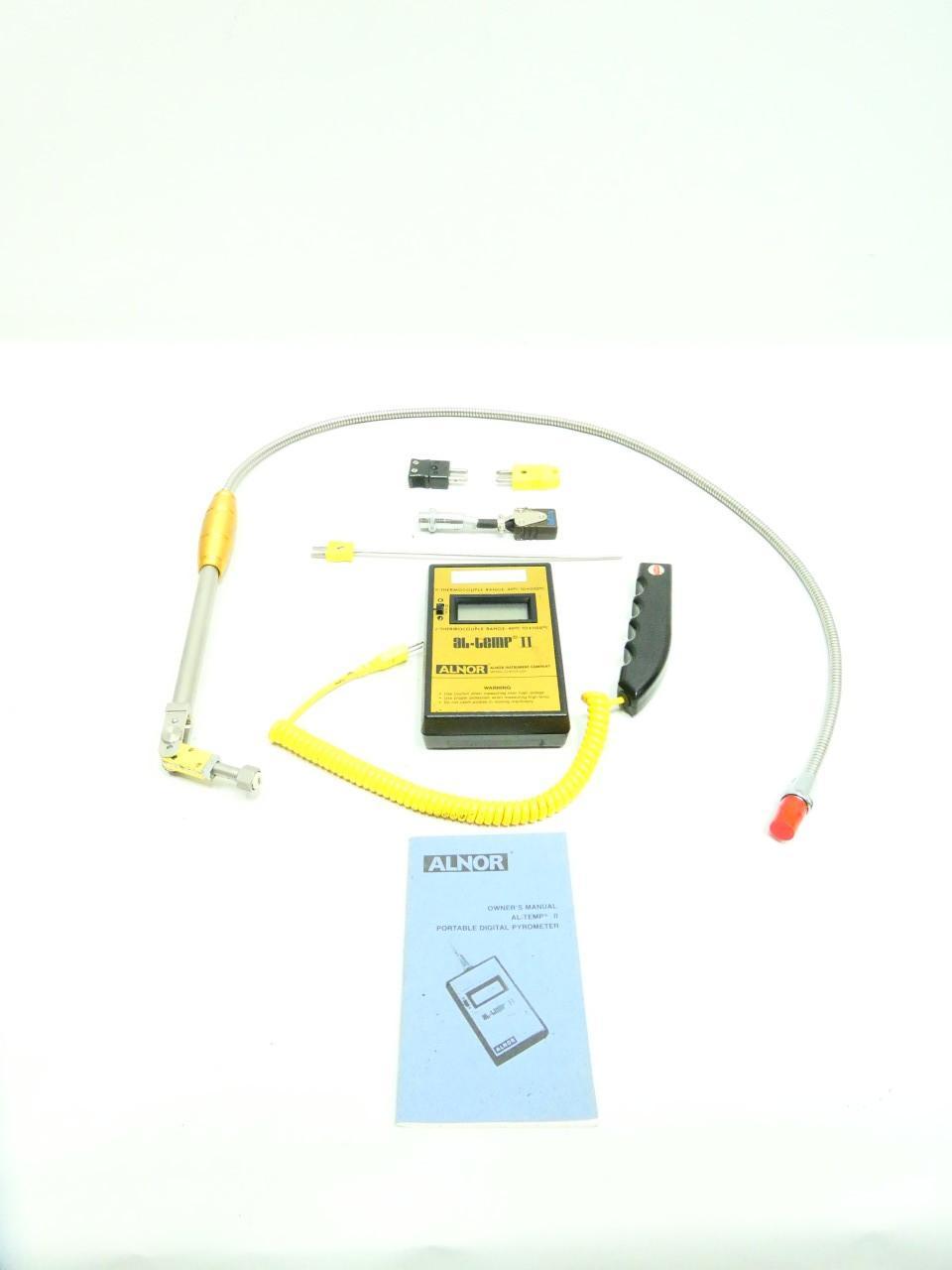 ALNOR MI-PY-102 AL-TEMP II DIGITAL THERMOMETER -40-1100C