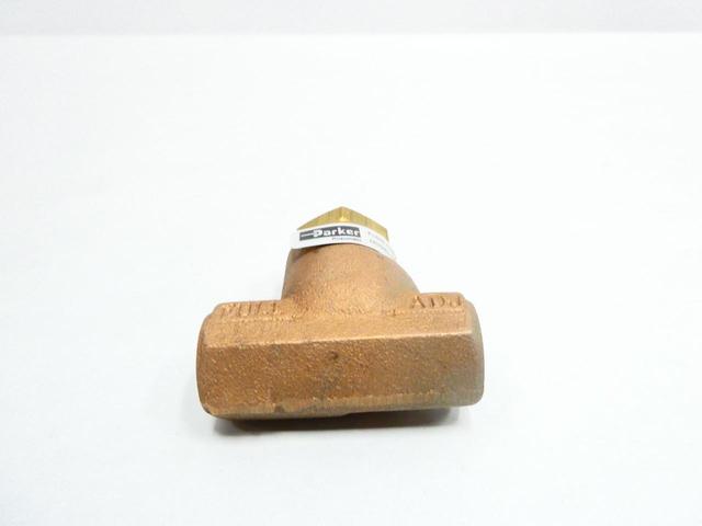 PARKER S50B BRASS PNEUMATIC FLOW CONTROL VALVE 1/2IN NPT 250PSI