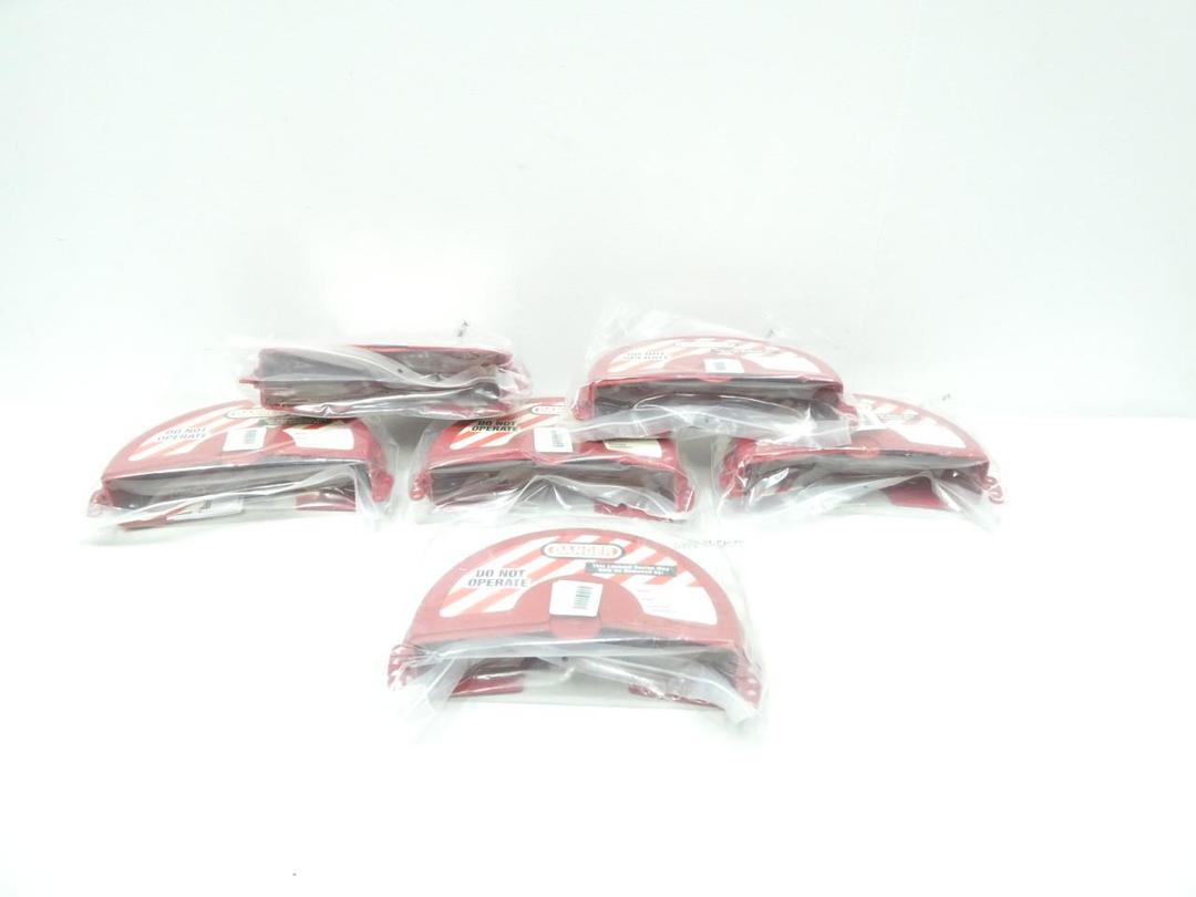 SET OF 6 MASTER LOCK 2CJJ8 GATE VALVE LOCKOUT