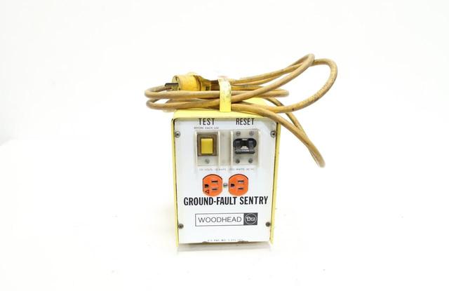DANIEL WOODHEAD 1670 GROUND-FAULT SENTRY 1200W 10A AMP 120V-AC