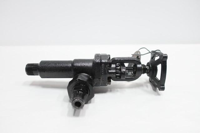 JERGUSON 77BL-CS-3/4X1/2X3/4 MANUAL STEEL GAGE VALVE 1/2IN X 3/4IN