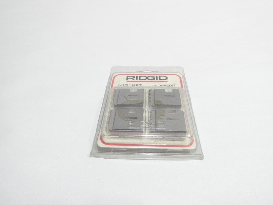 SET OF 4 RIDGID 37845 12-R ALLOY THREADING PIPE DIES 1-1/2IN