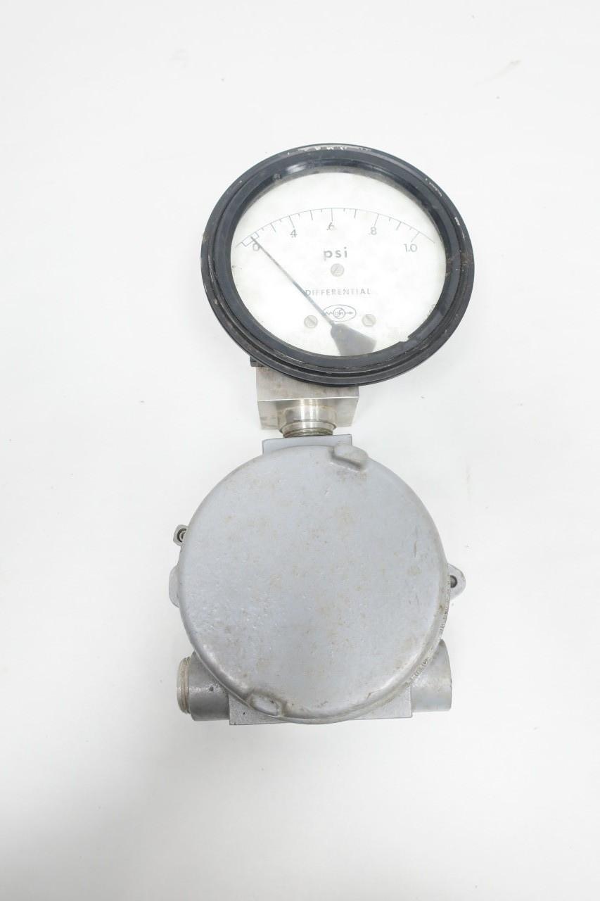 ORANGE RESEARCH 1514DGS-1C-4.5B-C DIFFERENTIAL PRESSURE GAUGE 4-1/2IN 0-1PSI