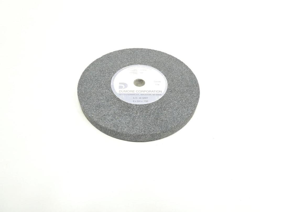 DUMORE 774-0138 46 GRIT GRINDING WHEEL 8IN X 3/4IN X 3/4IN