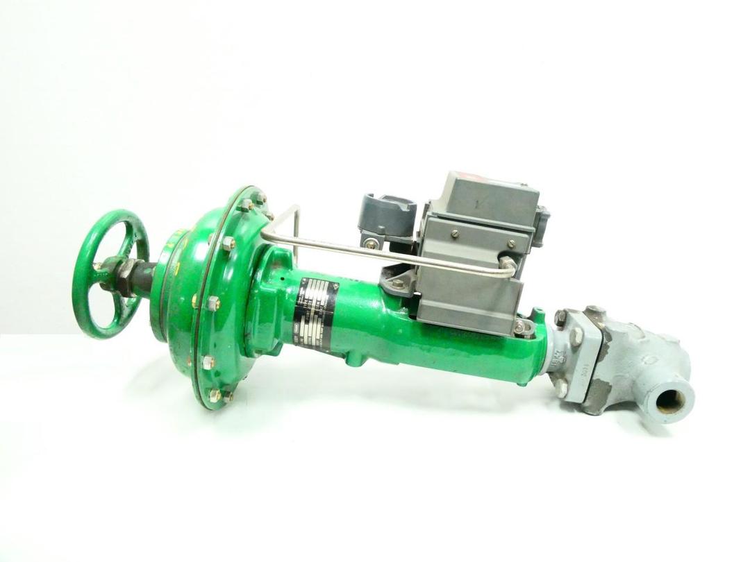 FISHER EZ 667 DVC5010 PNEUMATIC IRON CONTROL VALVE 1IN NPT 250
