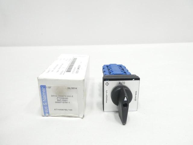 KRAUS & NAIMER DH10 AT14A567 ROTARY CAM SWITCH 600V-AC