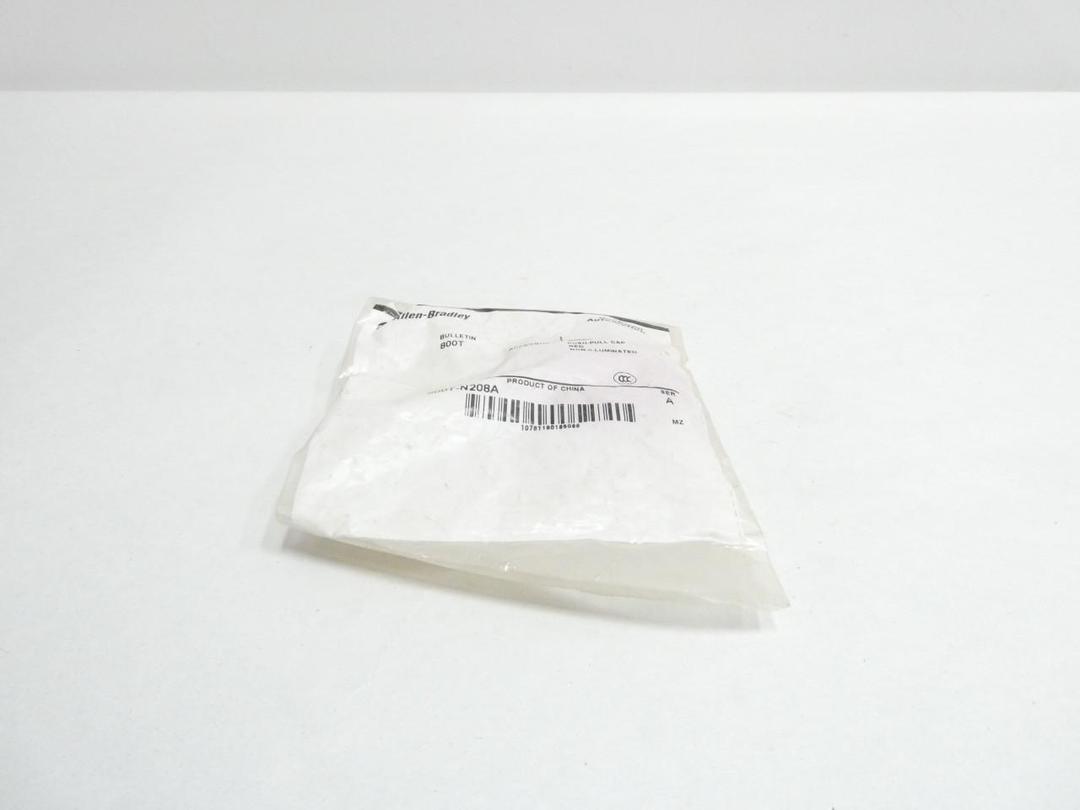 ALLEN BRADLEY 800T-N208A JUMBO RED PUSH-PULL CAP