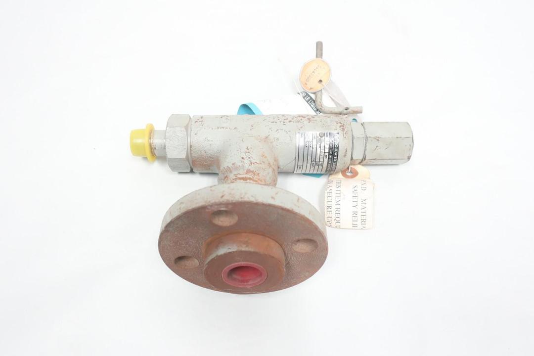 CONSOLIDATED 1975C/XDA1 STEEL FLANGED RELIEF VALVE 407LBS/HR 110PSI 1/2IN