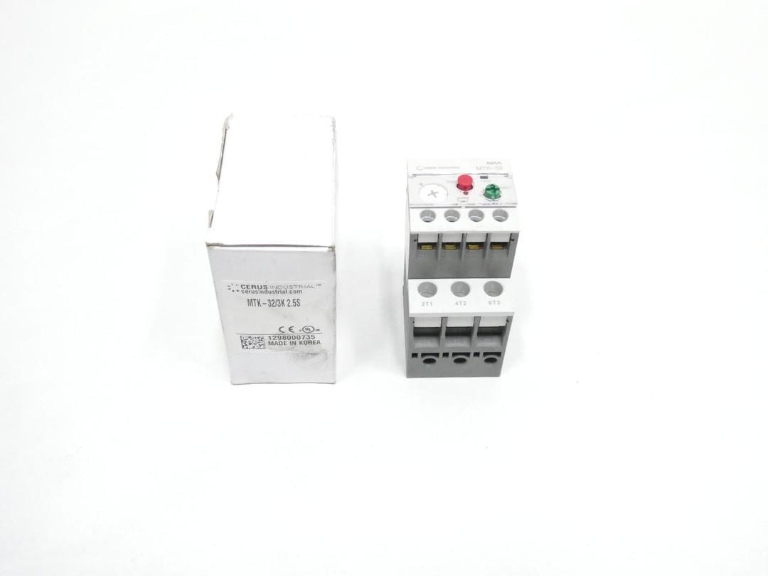 CERUS MTK-32/3K 2.5S OVERLOAD RELAY 1.6-2.5A AMP