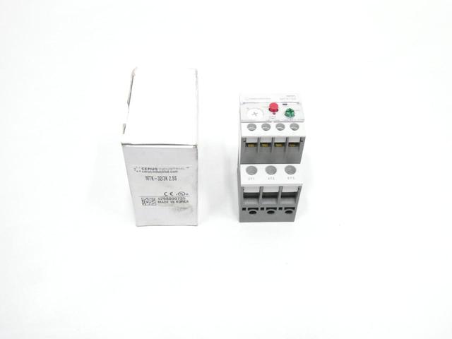 CERUS MTK-32/3K 2.5S OVERLOAD RELAY 1.6-2.5A AMP