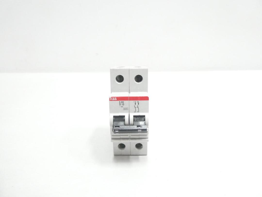 ABB S262D10 MINIATURE CIRCUIT BREAKER 2P 10A AMP 400V-AC