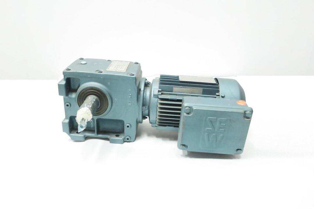 SEW EURODRIVE S52DT80N4 GEARMOTOR 57RPM 1HP 230/460V-AC