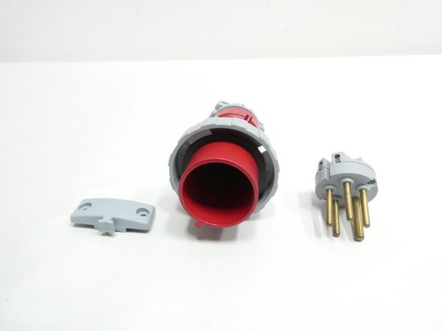 LEVITON 520P7W IEC PIN & SLEEVE PLUG 5W 4P 20A AMP 480V-AC