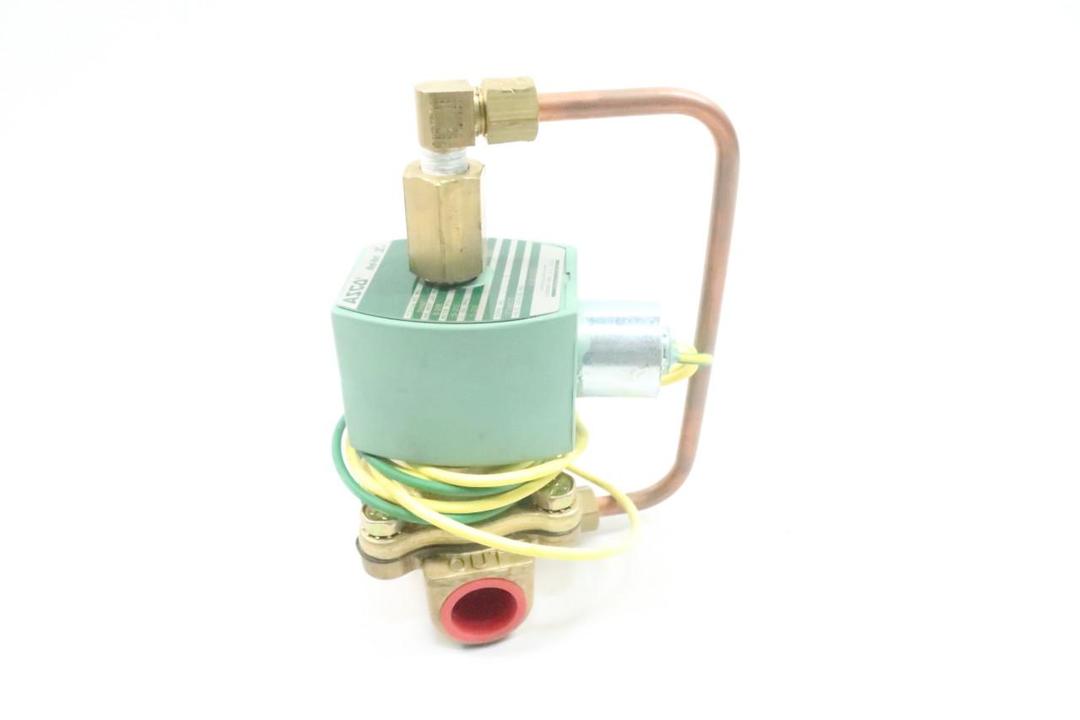 ASCO HC8210G12 RED-HAT II SOLENOID VALVE 125V-DC 1/2IN NPT