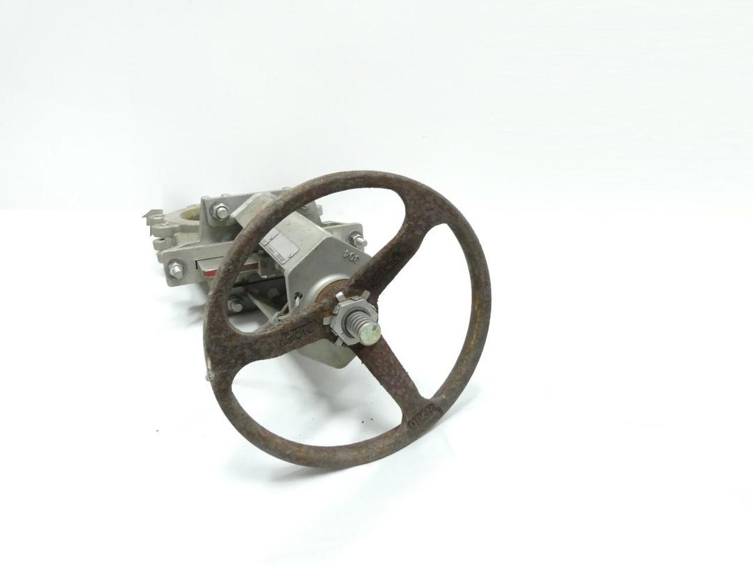 ITT FV-C3704289200 FABRI-VALVE MANUAL STAINLESS FLANGED KNIFE GATE VALVE 8IN