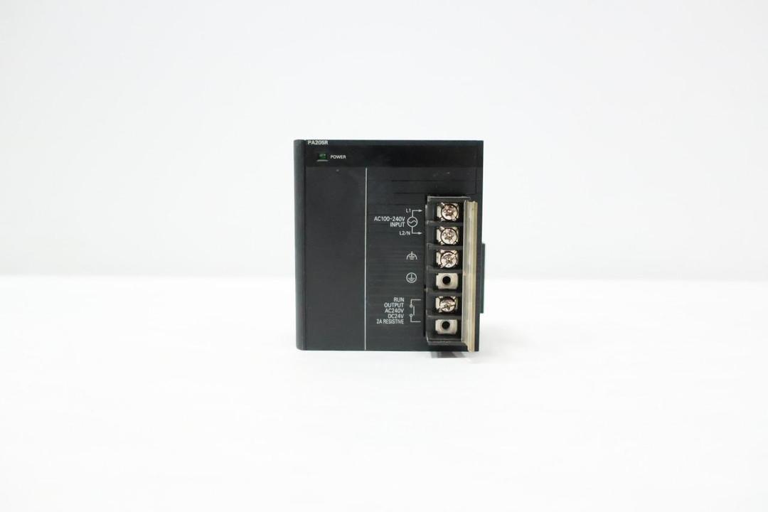 OMRON CJ1W-PA205R AC TO DC POWER SUPPLY 100-240V-AC 2A 24V-DC 100VA