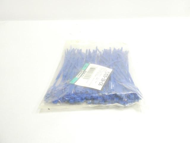 PACK OF 100 PANDUIT PLM2S-IB-C6 BLUE NYLON MARKER TIES