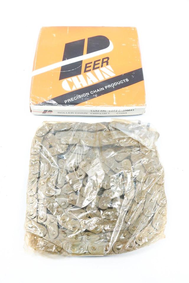 PEER C60R SINGLE ROLLER CHAIN 10FT
