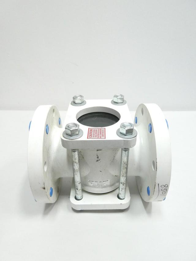 MIDWEST SFI-350FCS-4 FLANGED SIGHT FLOW INDICATOR 4IN 