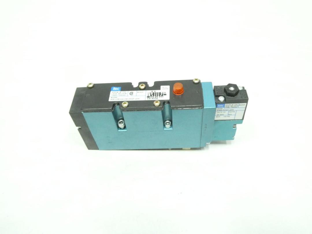 MAC 93A-LAB-000-DM-DDAP-2DN PNEUMATIC SOLENOID VALVE 24V-DC 30-120PSI