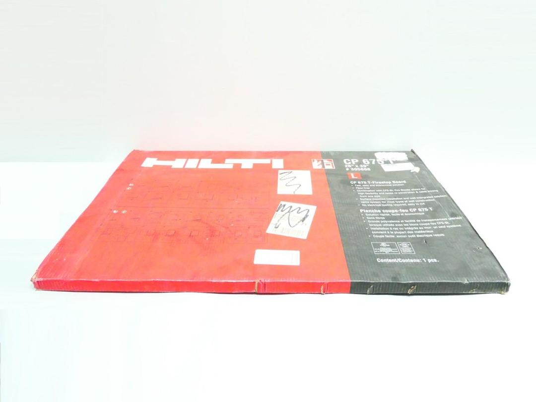 HILTI 305688 CP 675 T FIRESTOP BOARD 26IN X 39IN