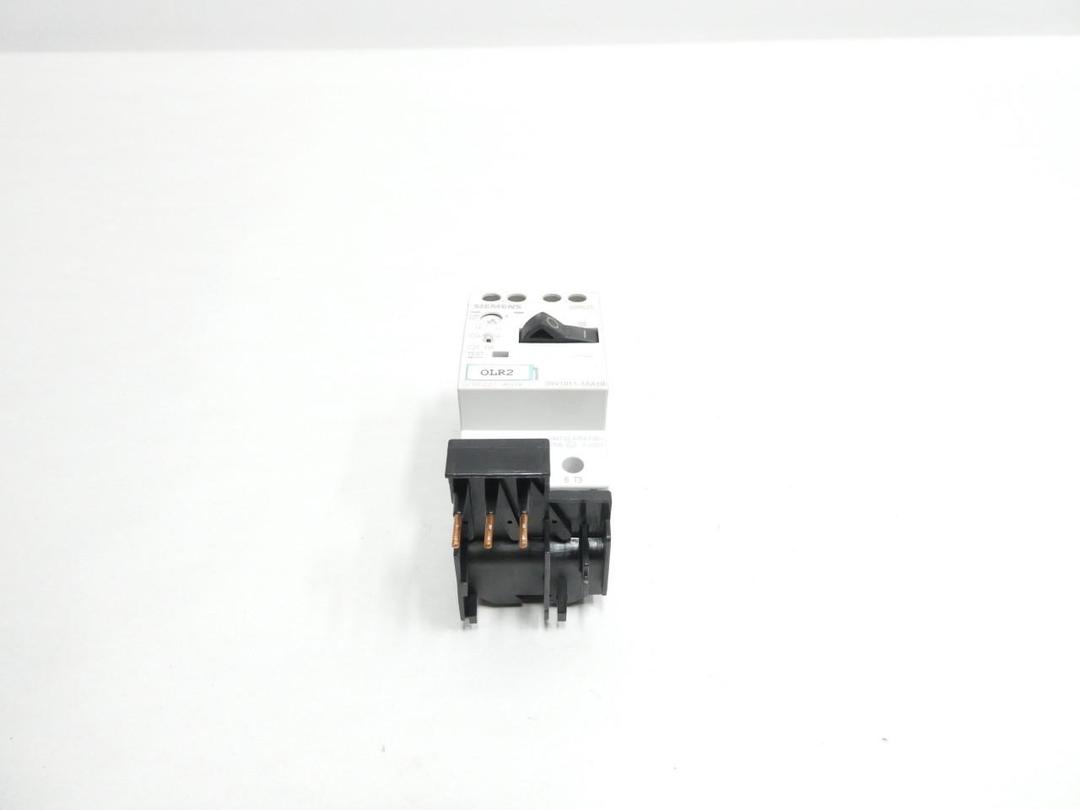 SIEMENS 3RV1011-1AA10 21A AMP 1/3-1-1/2HP MANUAL STARTER