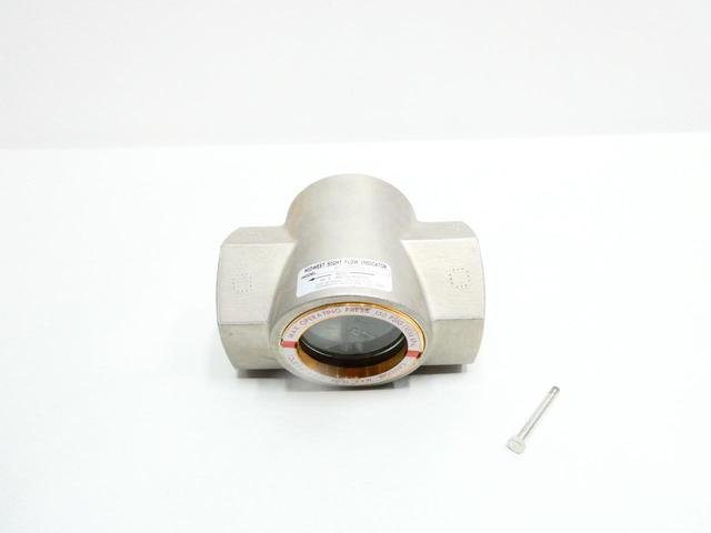 WE ANDERSON SFI-300SSMP-2-I2 STAINLESS THREADED WHEEL FLOW INDICATOR 2IN
